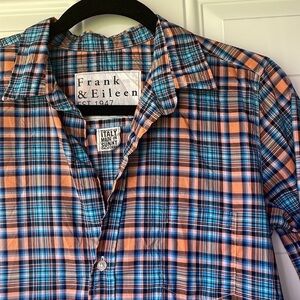 Frank & Eileen plaid button up